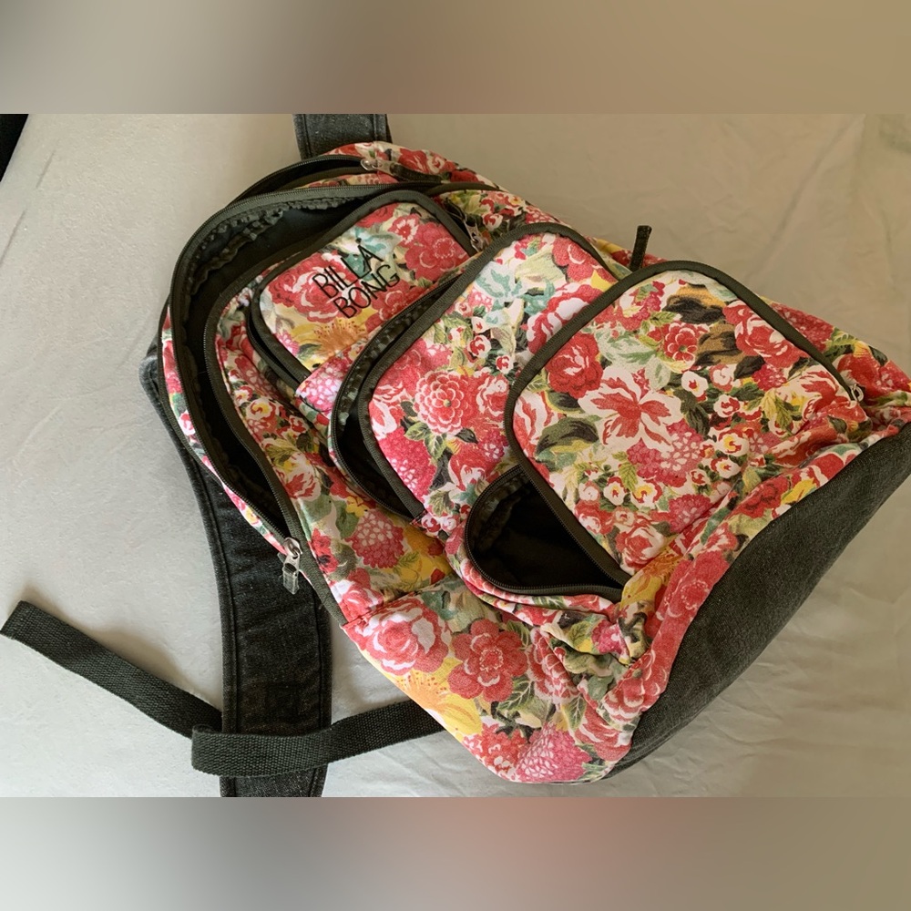 Billabong Floral Multi-Color Backpack - Picture 9 of 9